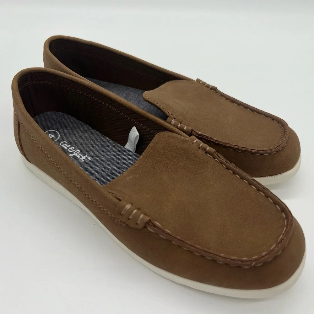 Boys Cat and Jack Slip-on sneakers Brown